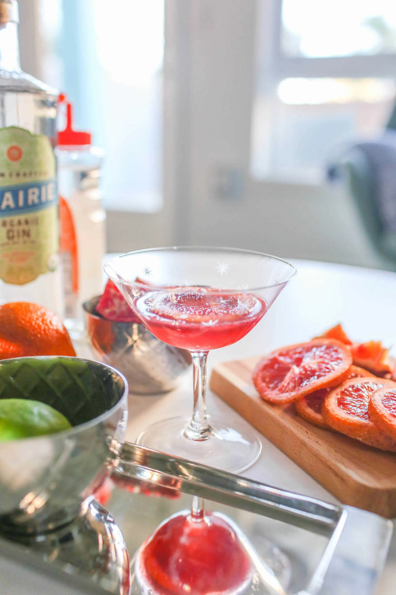 blood orange martini