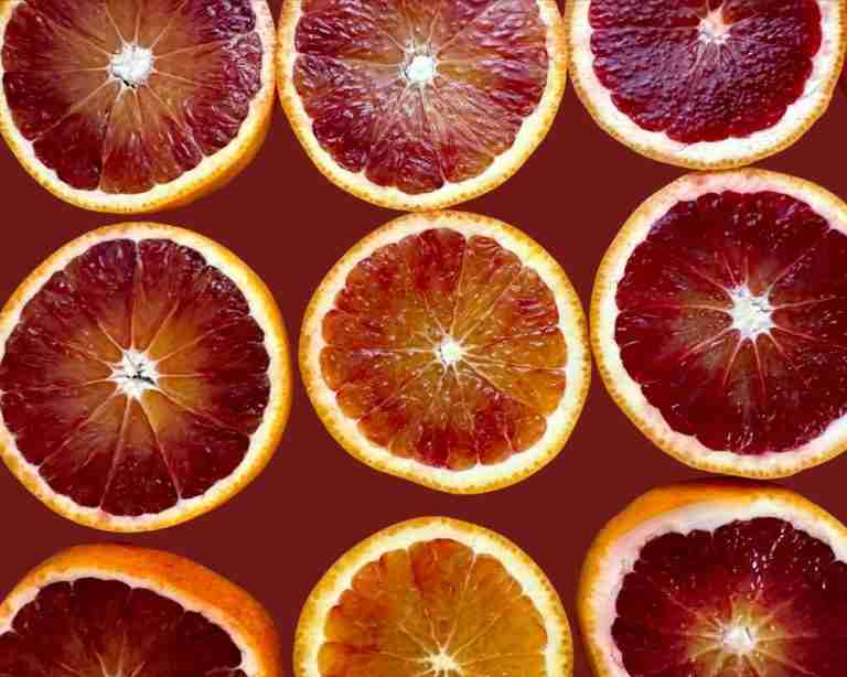 blood orange slices