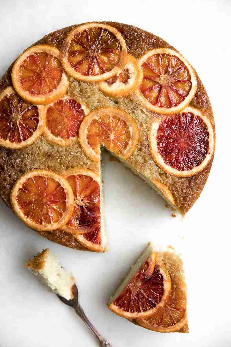 blood orange upside down cake
