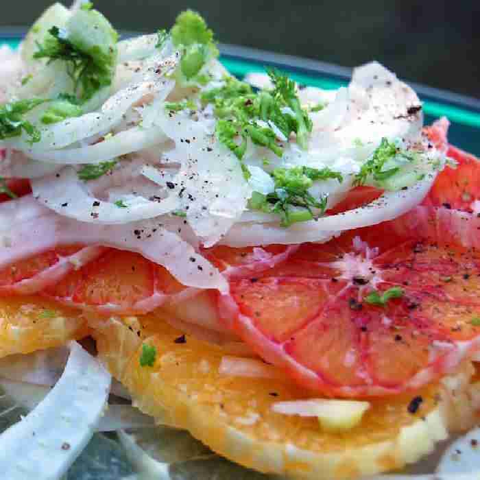 blood orange and fennel salad